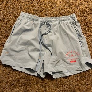 Fabletics  baby blue shorts with pockets size medium